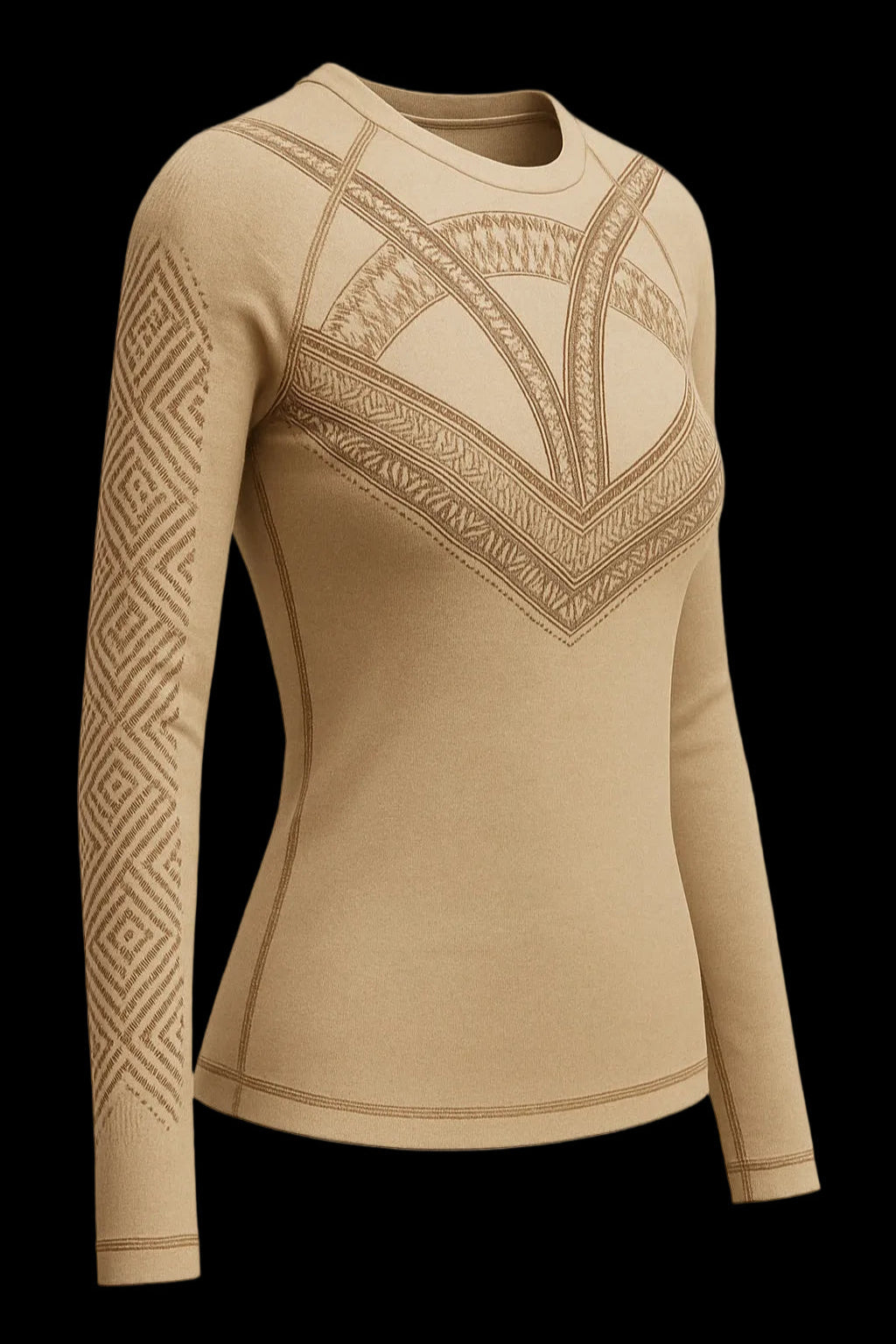 Fijian Tapa Heritage Collection  LS T-shirt