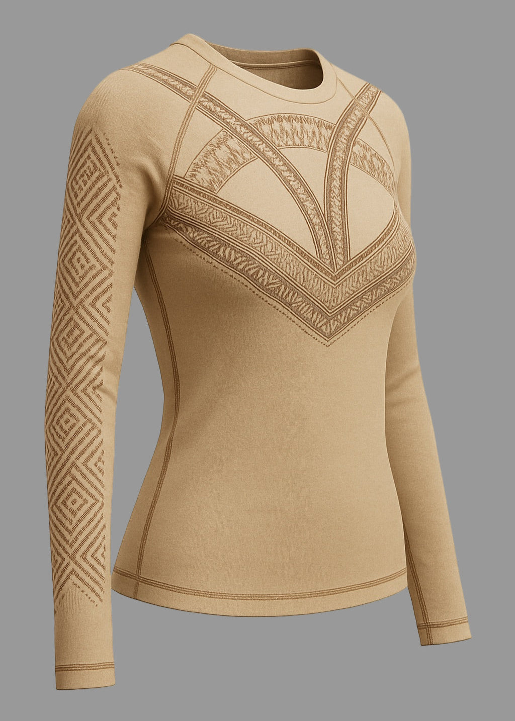 Long sleeve Tapa T-shirt
